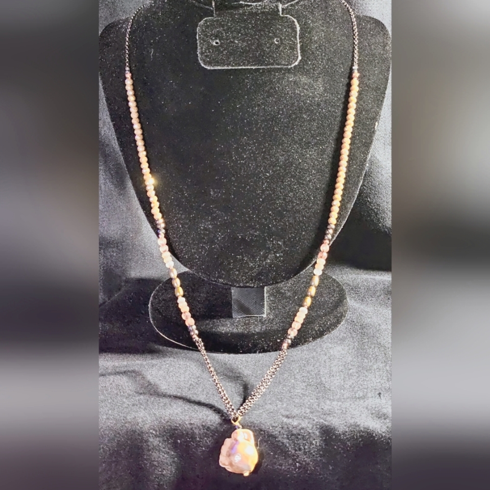 Nakamol Baroque Pearl Pendant Necklace